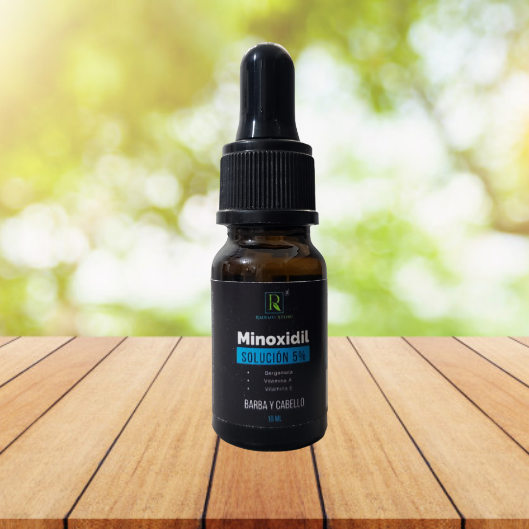 Minoxidil 5% Solución Caída Del Cabello 10 ML 100% Efectivo
