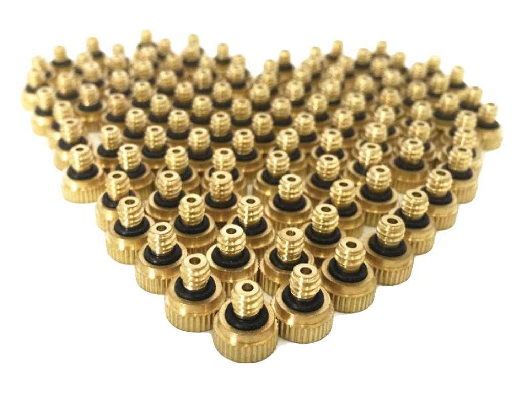 12 Boquillas Espreas Aspersoras Nebulizadoras Riego De 0.2mm