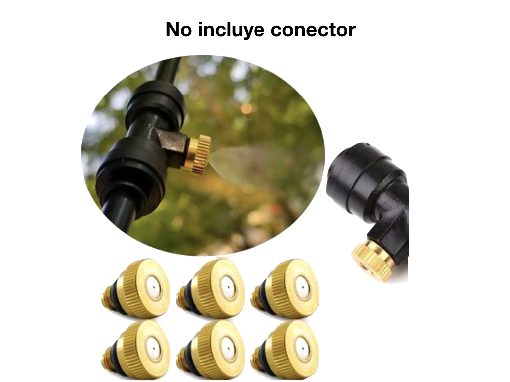 24 Boquillas Espreas Aspersoras Nebulizadoras Riego De 0.3mm