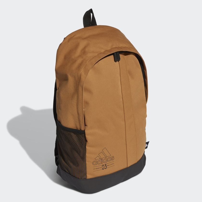 Mochila Backpack Original adidas Ge1222 Color Cafe Amplia