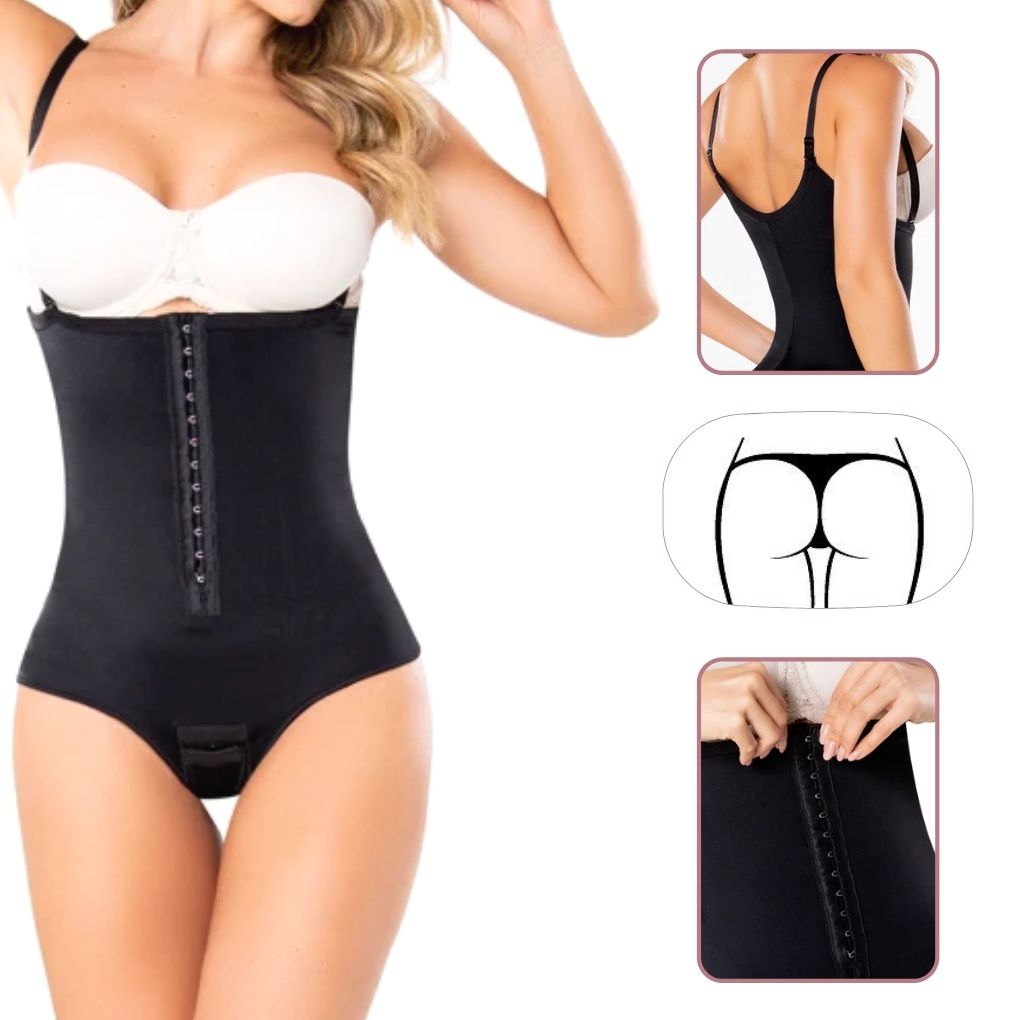 Fajas colombianas Enteriza Tipo Body Tanga Moldeadora De Figura Reduce Abdomen