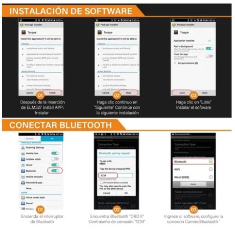 Escáner Automotriz Obd2 Elm327 V1.5 Android-iPhone