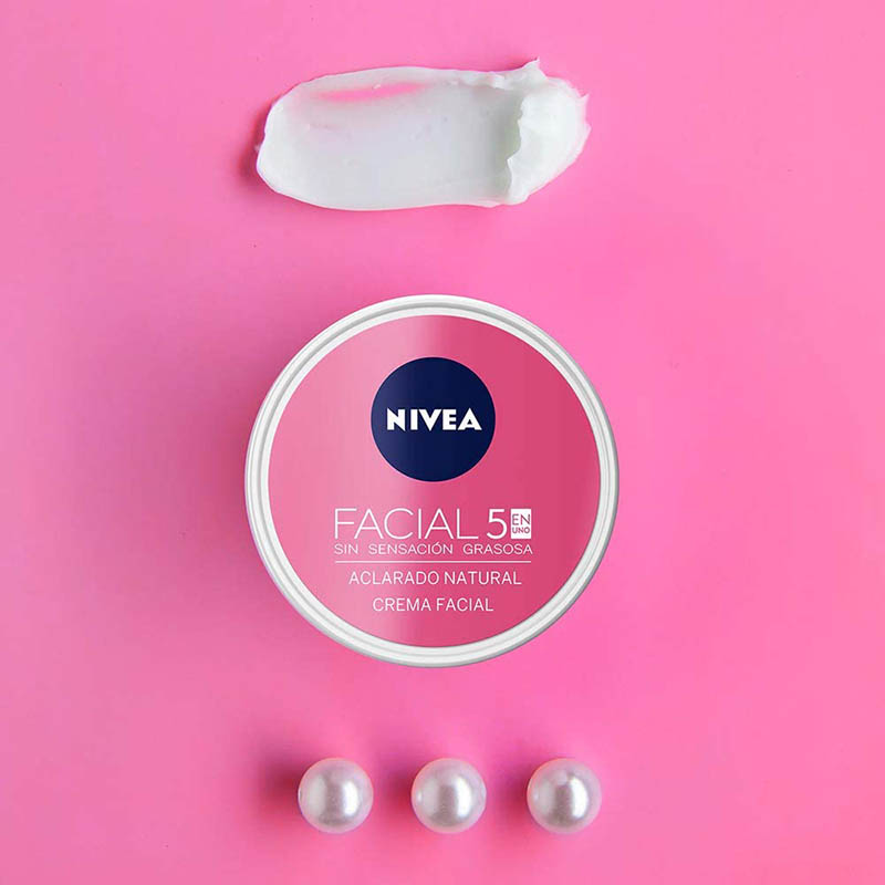 Nivea Crema Facial Hidratante 5 En 1 Aclarado Natural, 375ml