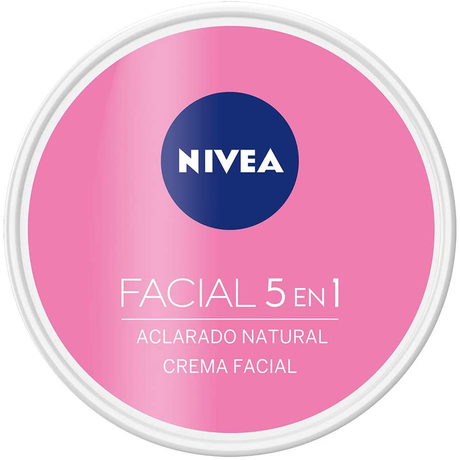 Nivea Crema Facial Hidratante 5 En 1 Aclarado Natural, 375ml