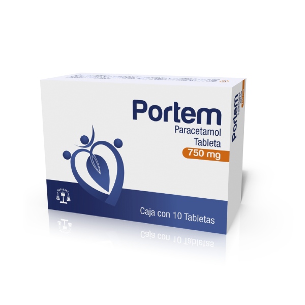 PARACETAMOL 750 MG 10 TAB GÉNERICO DE TEMPRA 