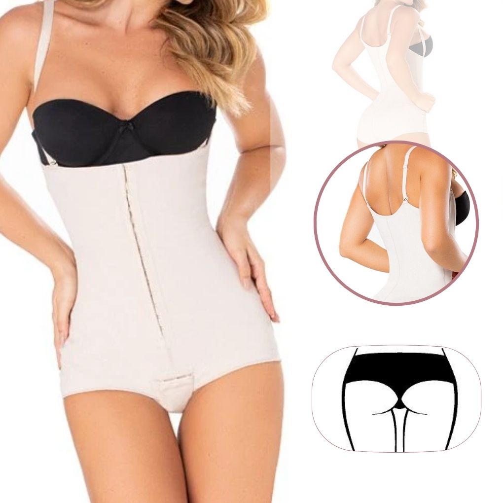 Faja Colombiana De  Microlatex Reductora  Moldeadora De Figura Tipo Cachetero