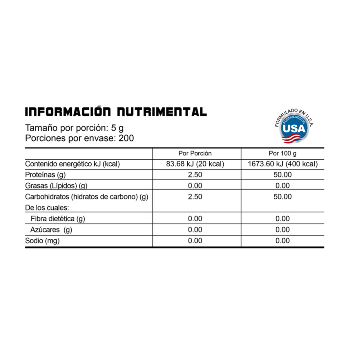 Victory Creatina Monohidratada 1kg 200 Serv.