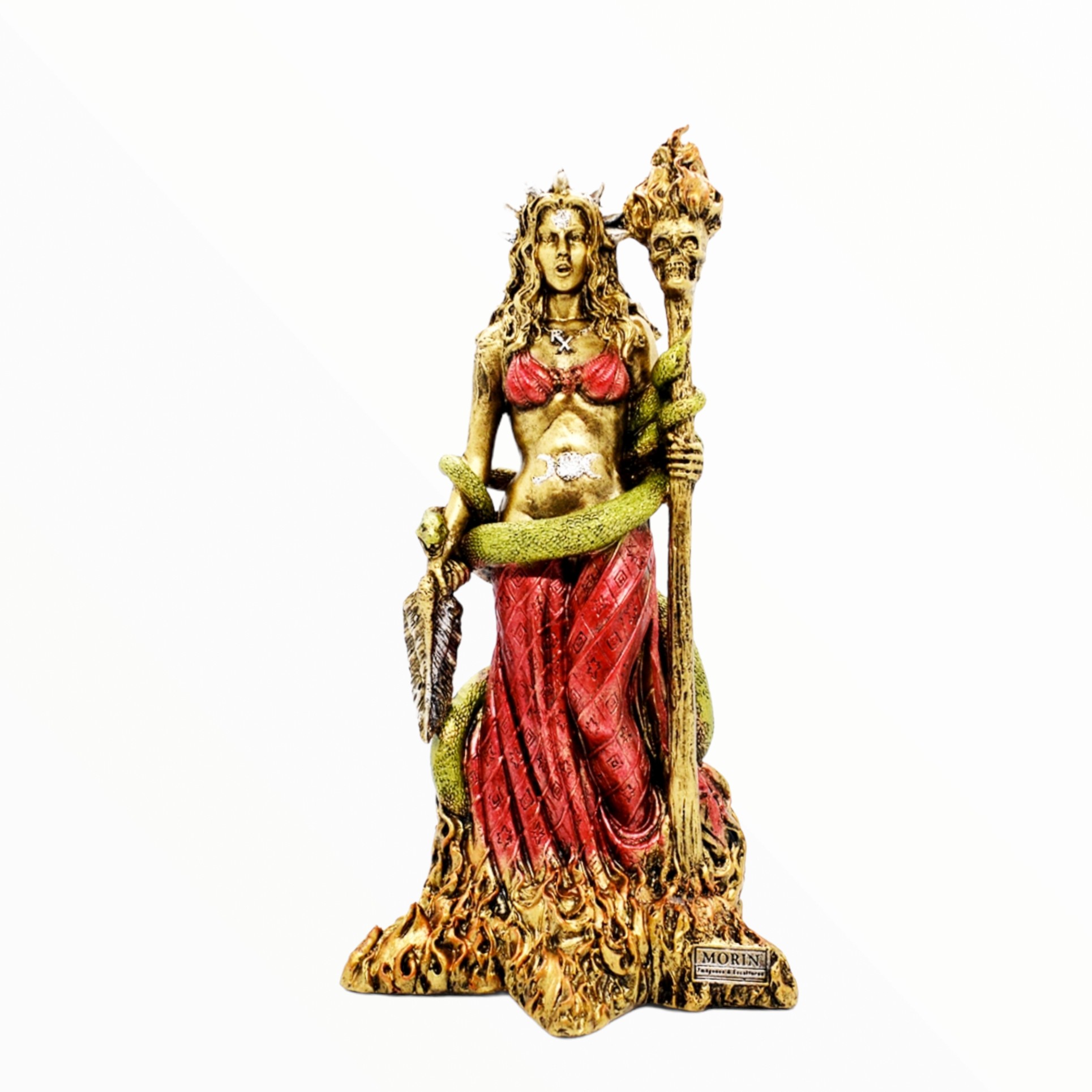 DIOSA HECATE CON ANTORCHA 27CM