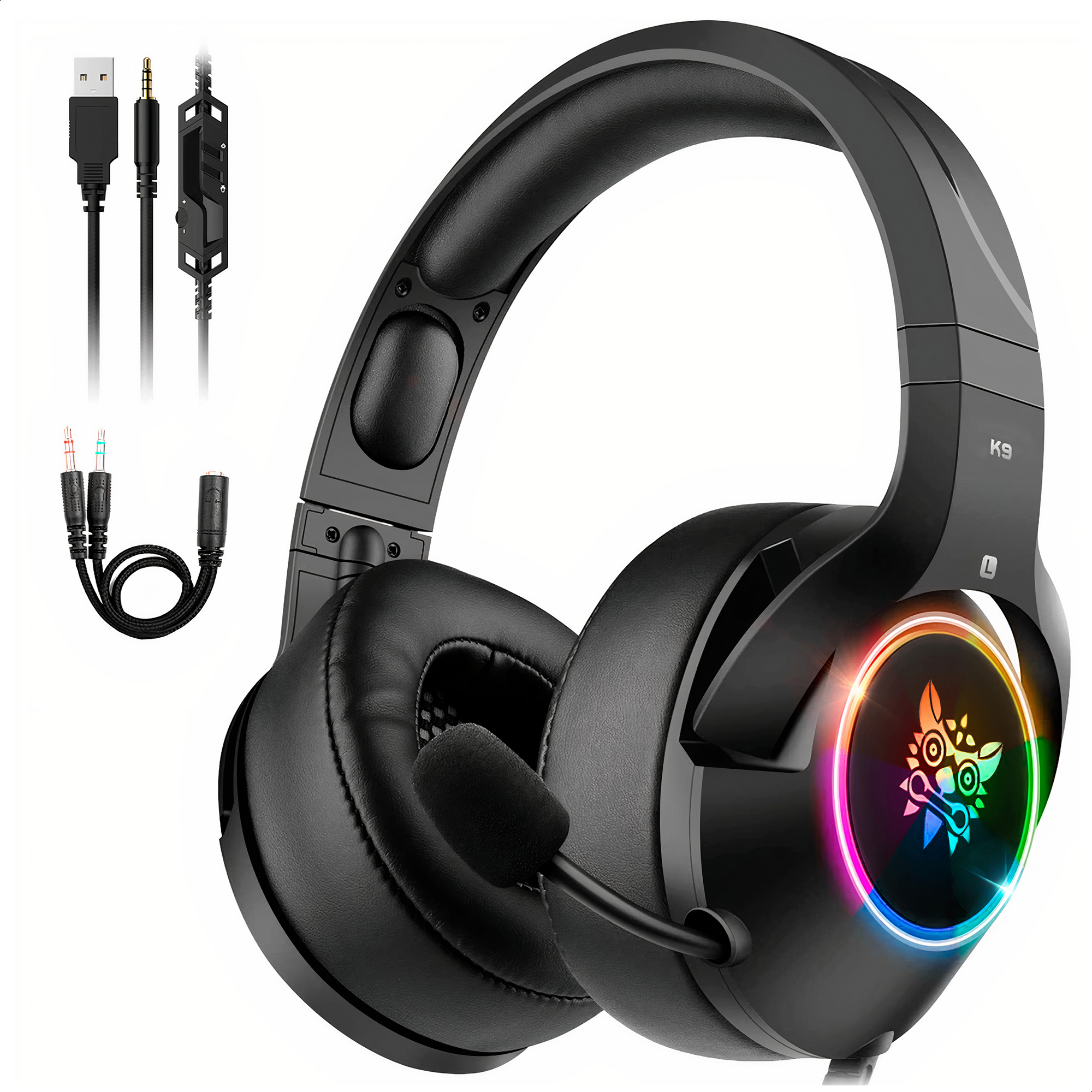 Audífonos Gamer BINDEN K9 Sonido Estéreo, Dolby Atmos 