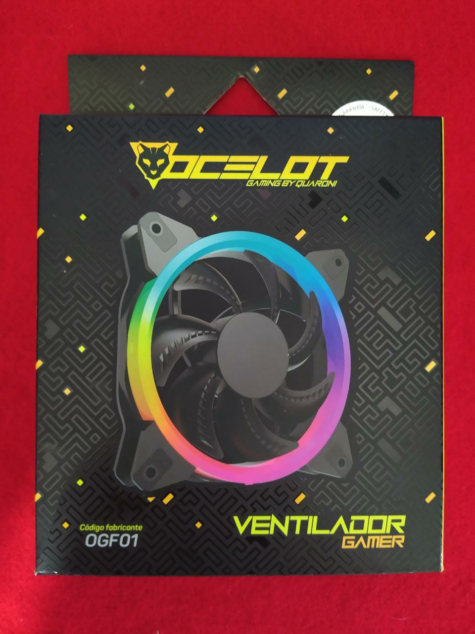 VENTILADOR GAMER GABINETES 120MM ILUMINACION ARCOIRIS RGB PC ESCRITORIO GAMING CPU ENFRIAMIENTO
