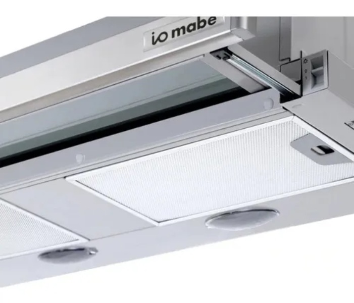 Campana Cocina Io Mabe 60 Cm Acero Inoxidable Retráctil Doble Filtro