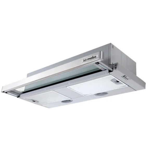 Campana Cocina Io Mabe 60 Cm Acero Inoxidable Retráctil Doble Filtro