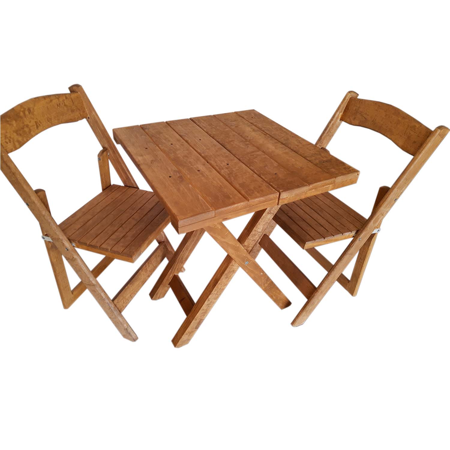 Comedor Cuadrado Modelo Del Bosque 2 personas 60x60 . Rústico Tratable . Leer Descripción