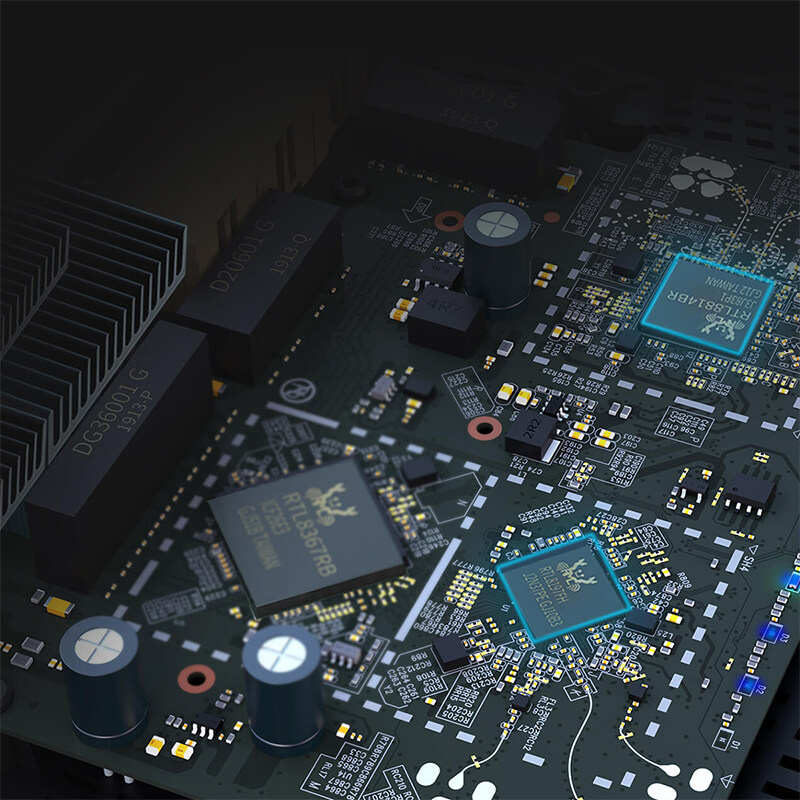 Ruteador Wifi Gigabit Doble Banda Velocidad Wifi Avanzada Gamer