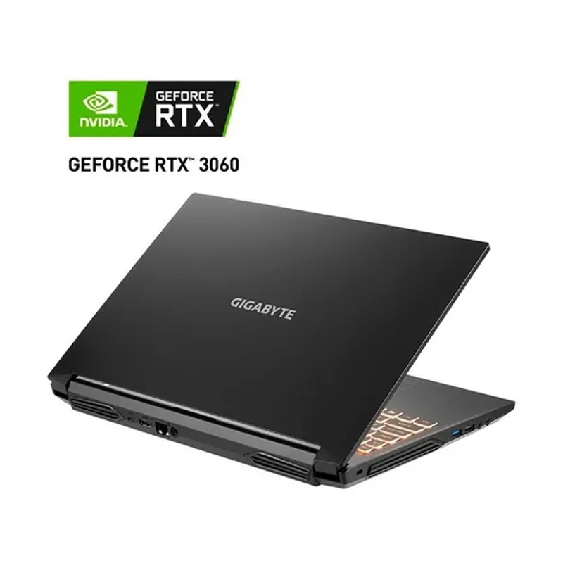 LAPTOP GIGABYTE NB G5 KC 5LA1130SH CORE I5 10500H 2 x 8G RAM 512 SSD 15.6" RTX 3060P 6G WIN10 HOME NEGRO