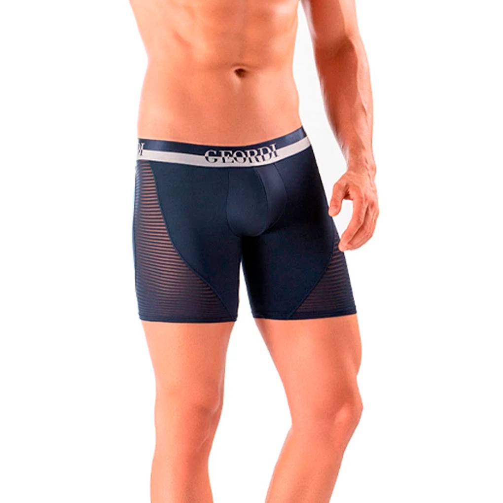 Ropa Interior Masculina Bóxer Deportivo De Microfibra Corte Medio