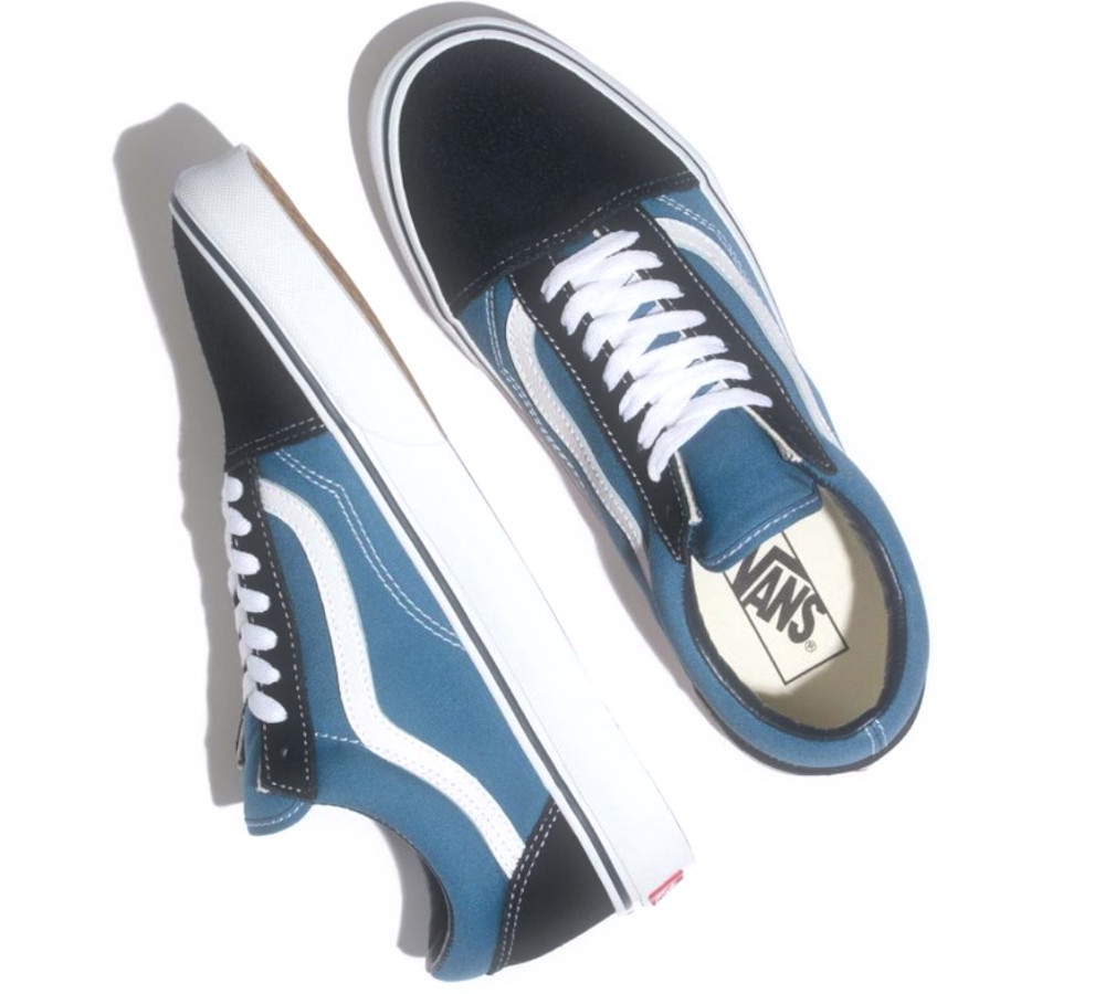 TENIS VANS CLASSICS OLD SKOOL NAVY AZUL UNISEX SKU: 0D3HNVY