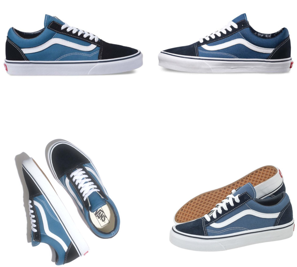 TENIS VANS CLASSICS OLD SKOOL NAVY AZUL UNISEX SKU: 0D3HNVY