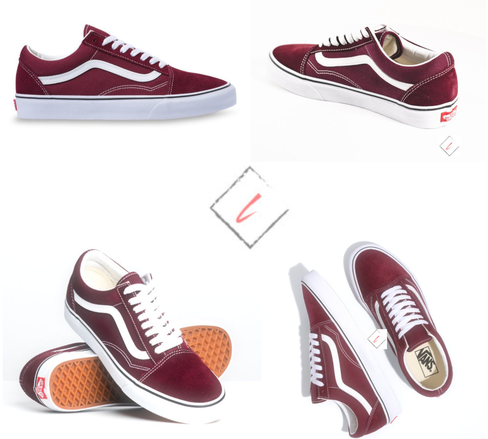 Tenis vans discount old skool rojos