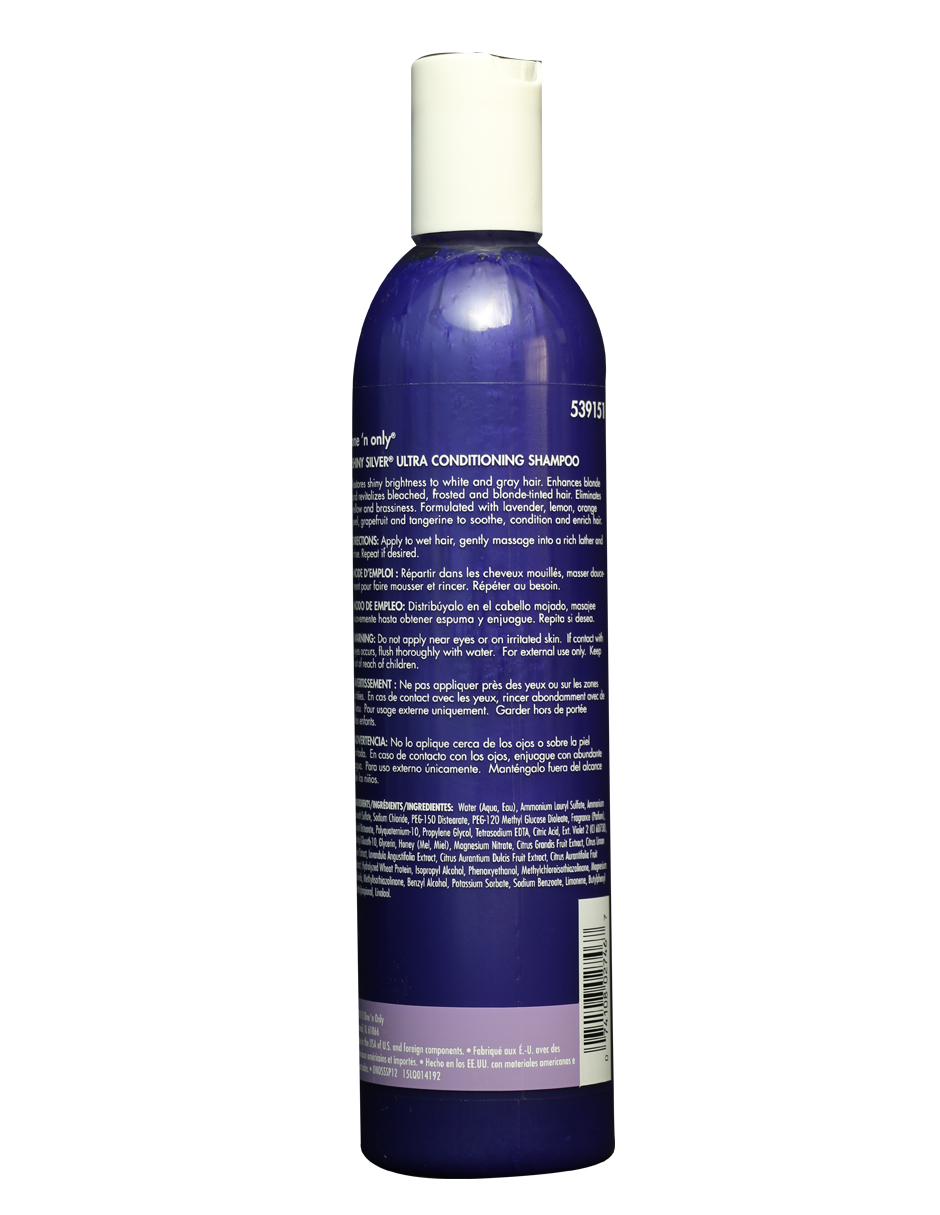 Shampoo matizador Shiny Silver  12 oz 