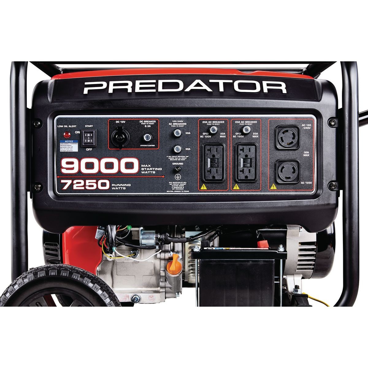 GENERADOR DE LUZ DE 9000 VATIOS - PORTATIL DE GAS 