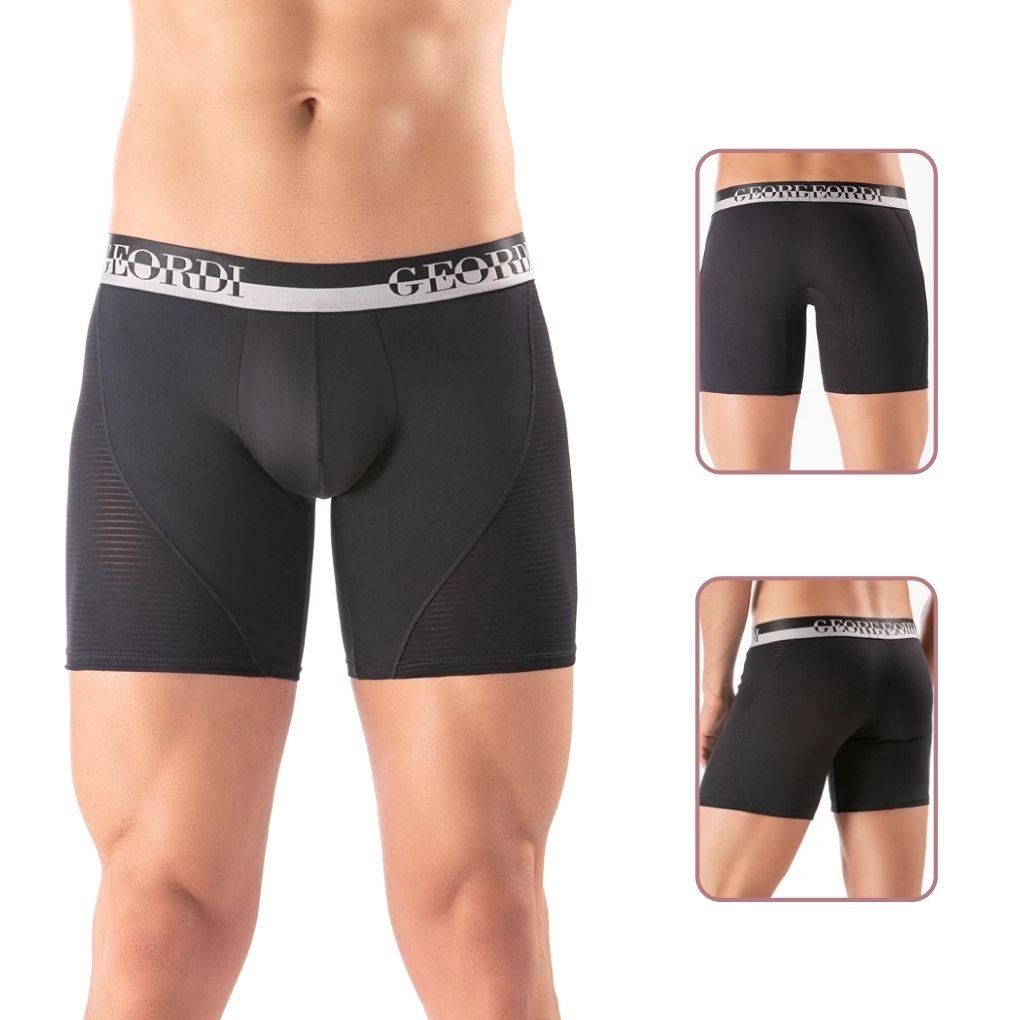 Ropa Interior Masculina Bóxer Deportivo De Microfibra Corte Medio