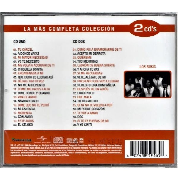 Los Bukis ~ La más completa colección (2021) (2CD)