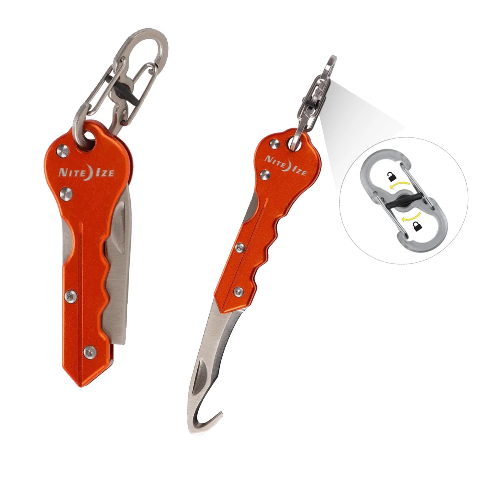 Cuchillo Con Gancho Para Llavero Nite Ize Kmtc-19-r7