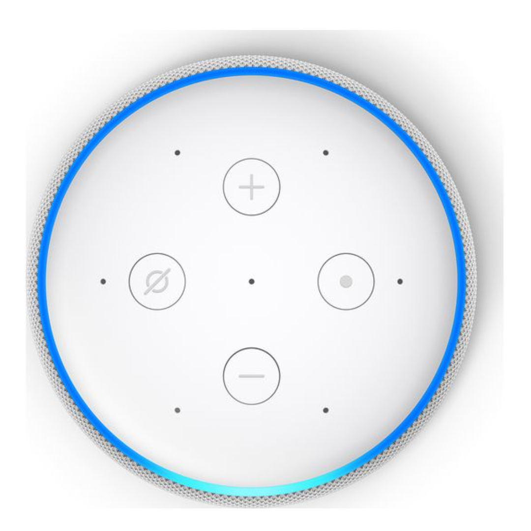 Bocina Echo Plus 2da Generación Amazon Alexa - Blanco