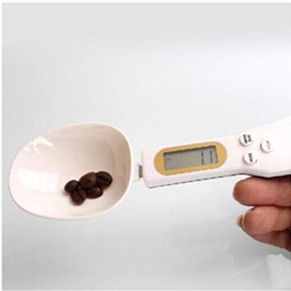 *Aleissi* Cuchara Medidora Gramera Digital Bascula Reposteria Blanca