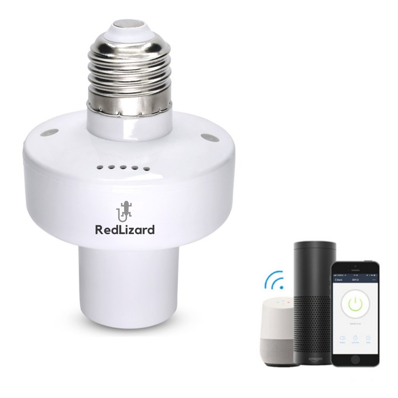 HomeKit-bombilla LED inteligente con WiFi, lámpara RGBWW regulable E26,  E27, B22, Base de Control remoto