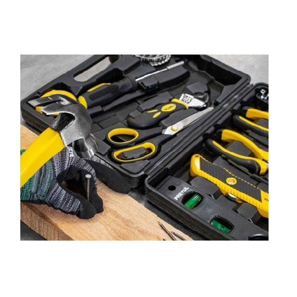 Juego de Herramientas Autocle Mecanico de 42 Pzas Hogar Set de Dados Puntas llaves Allen Martillo Flexometro Metro  Pretul