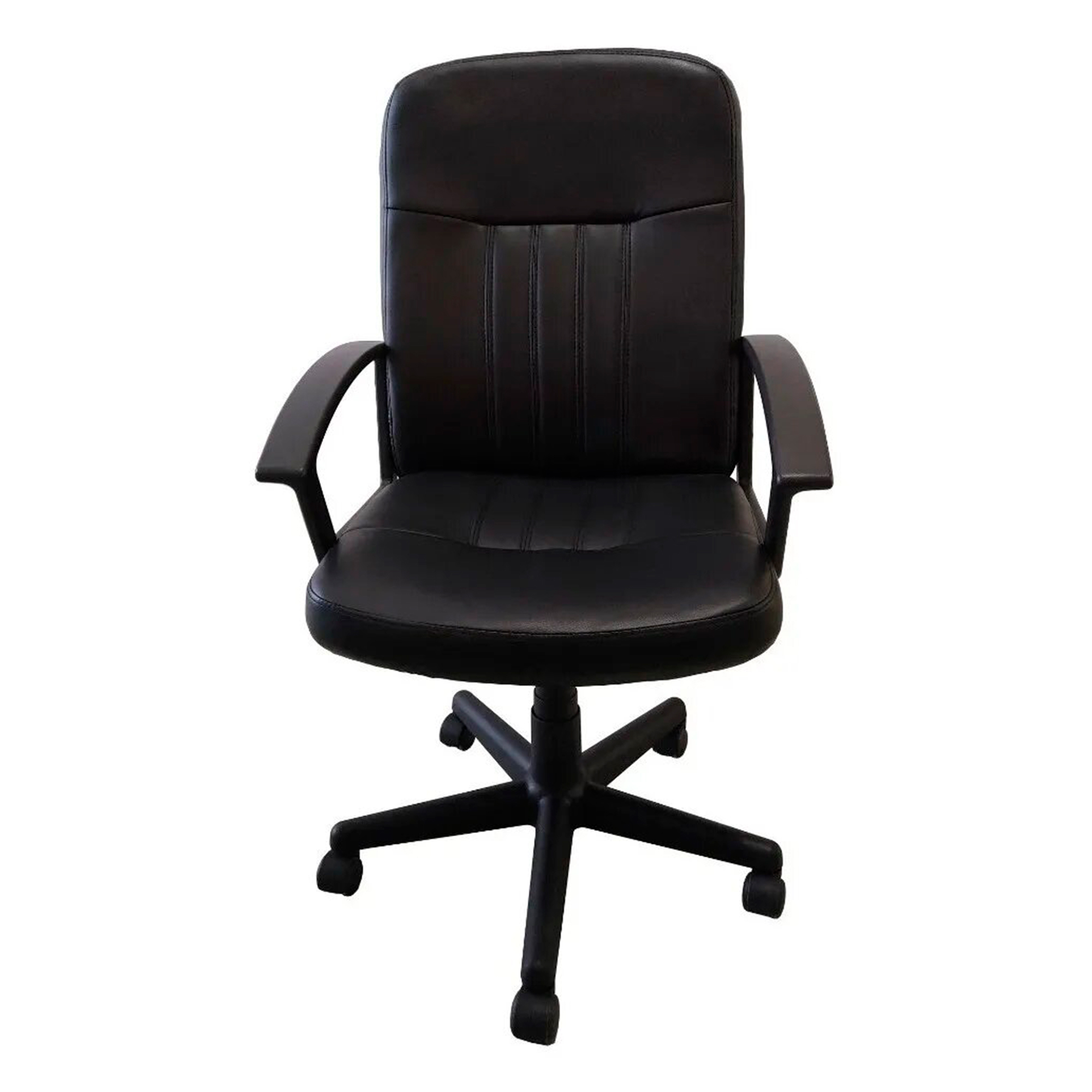 Silla Ejecutiva Ergonomica Acabado En Vinipiel Para Trabajo