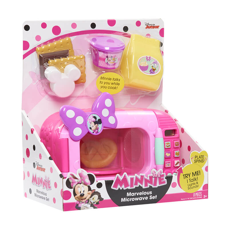 Juego de Hornito de microondas de Minnie Mouse con sonido realistas