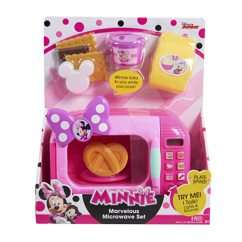 Juego de Hornito de microondas de Minnie Mouse con sonido realistas