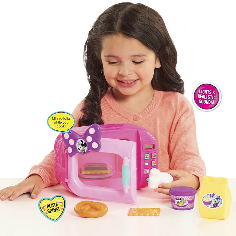 Juego de Hornito de microondas de Minnie Mouse con sonido realistas