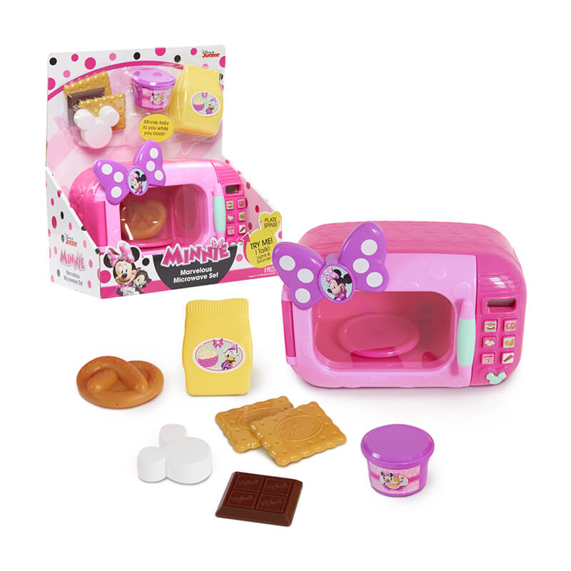 Juego de Hornito de microondas de Minnie Mouse con sonido realistas