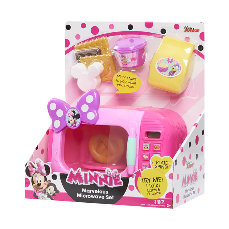 Juego de Hornito de microondas de Minnie Mouse con sonido realistas