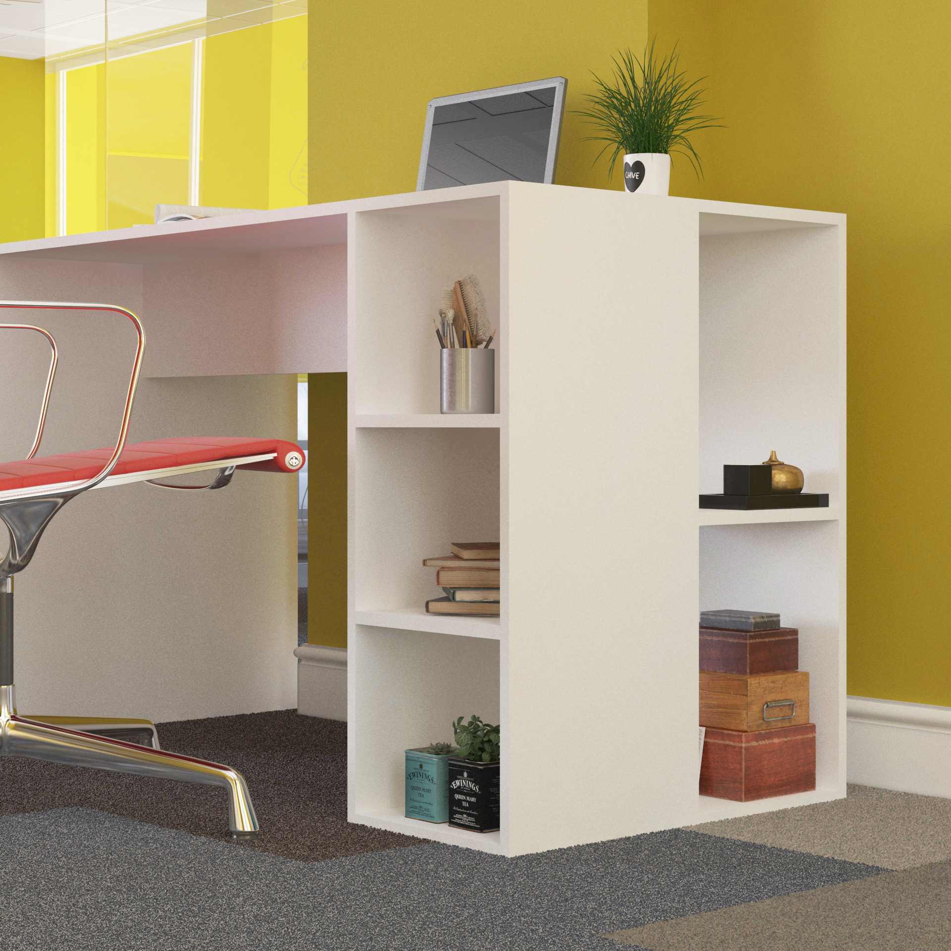 Escritorio De Oficina Blanco