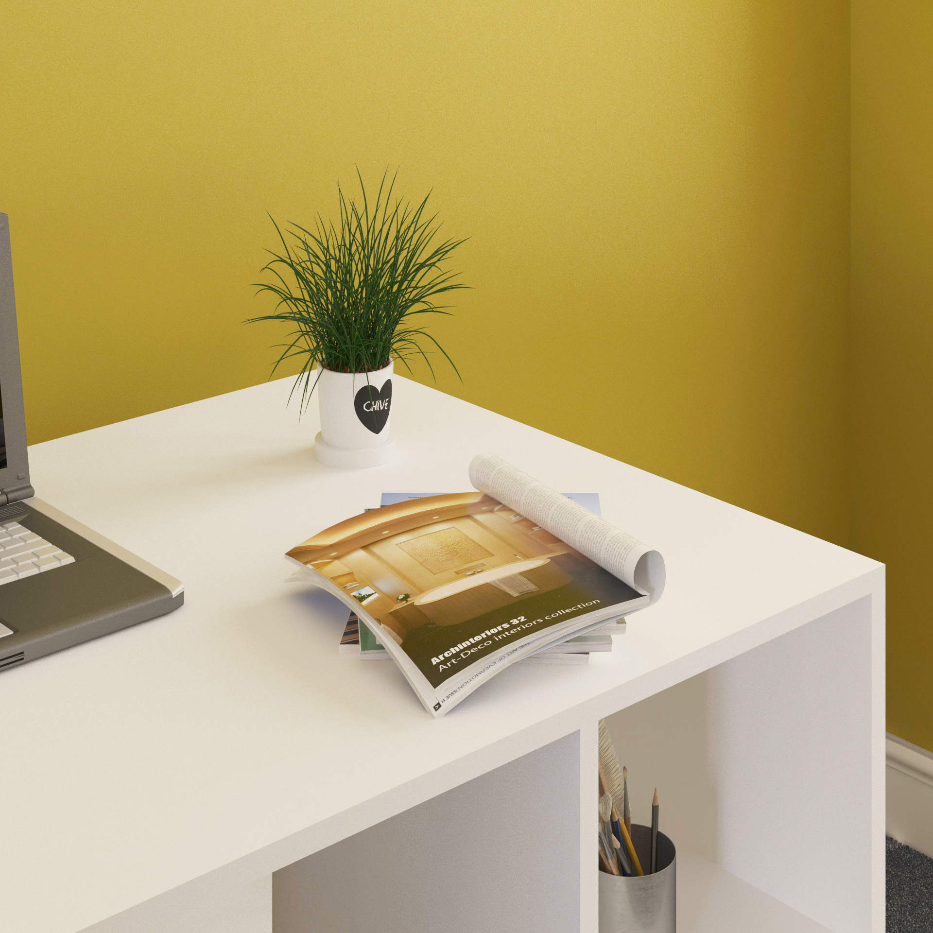 Escritorio De Oficina Blanco