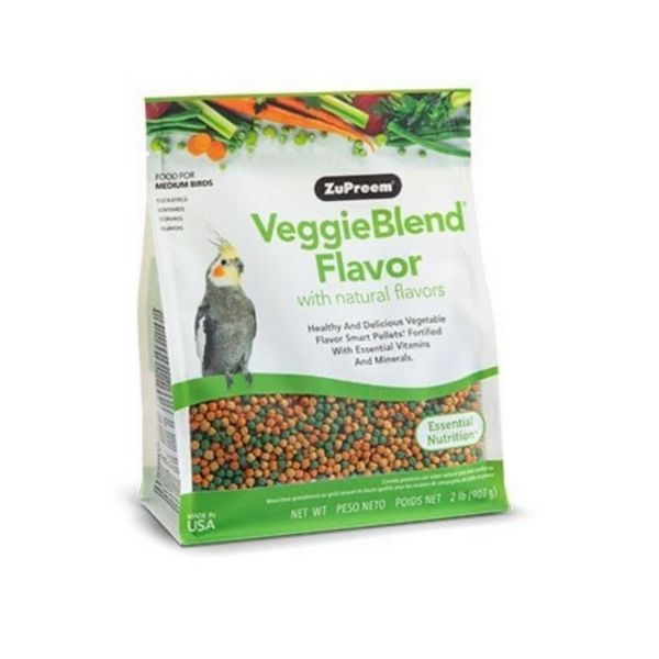 Veggieblends Croquetas Para Ninfas Y Loros Zupreem 907gr