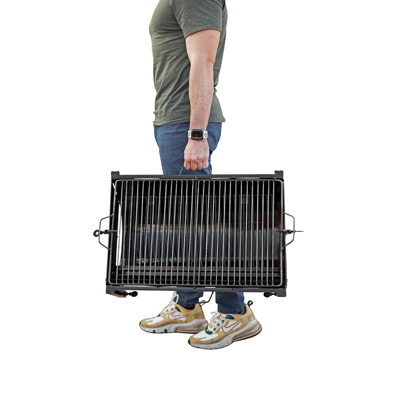Parrilla Asador para carbón portátil Chico (50cm x 40cm)