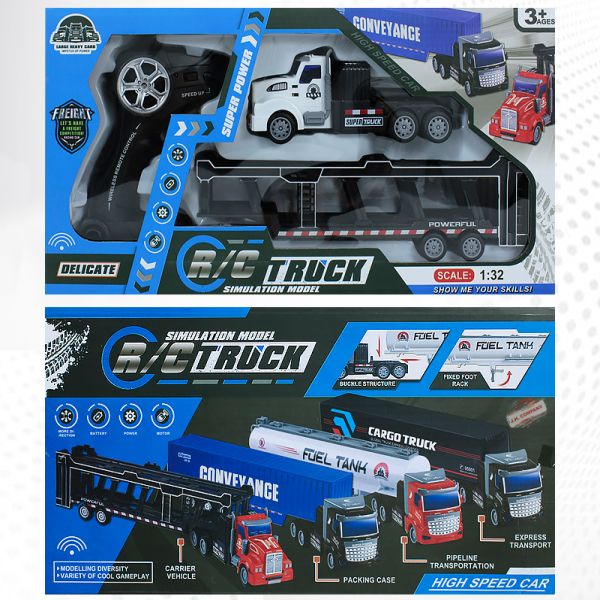 Trailer Remolque De Autos Juguete Control Remoto Jh-tt2