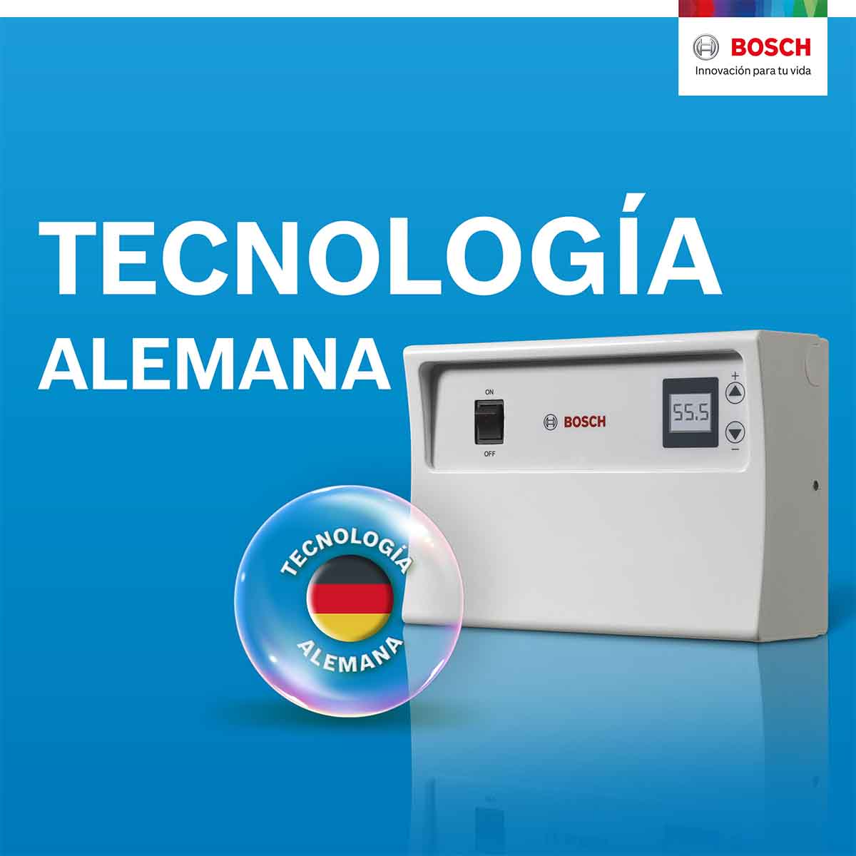 Calentador Boiler Electrico Agua 2 Servicio Baño Hogar Bosch