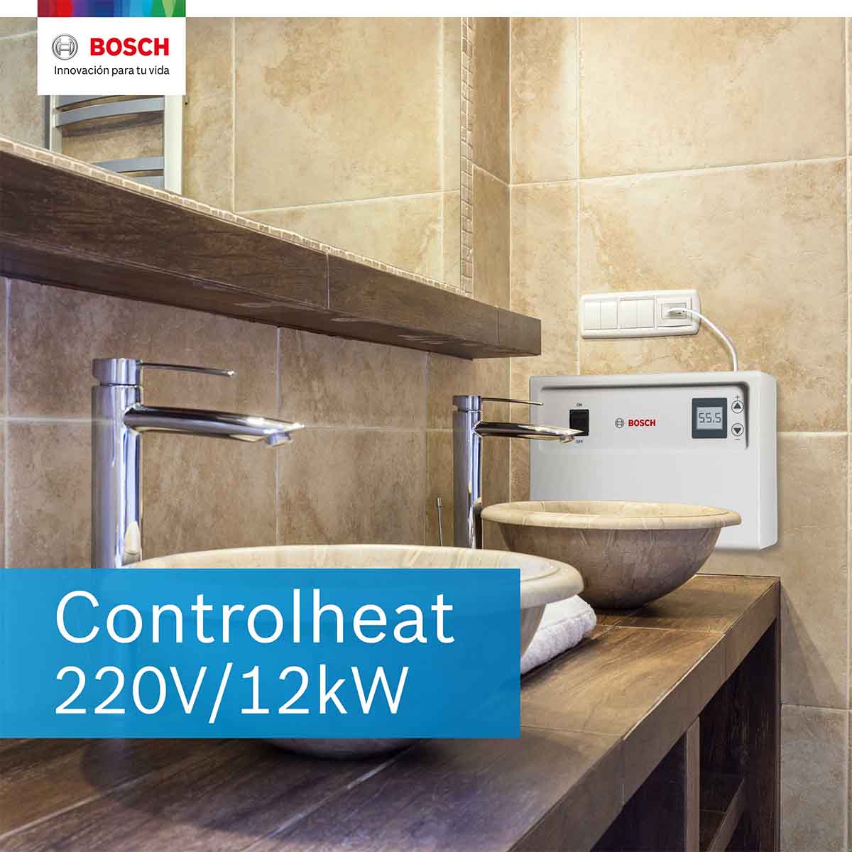 Calentador Boiler Electrico Agua 2 Servicio Baño Hogar Bosch