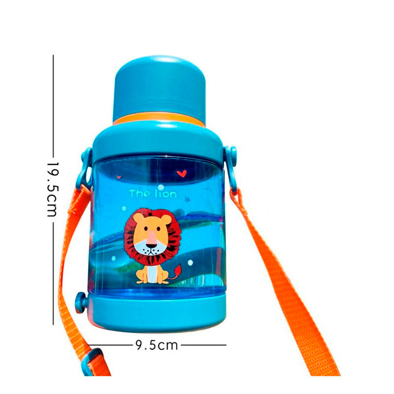 Cantimplora Niños Botella Para Agua Correa 700ml Viaje 1104