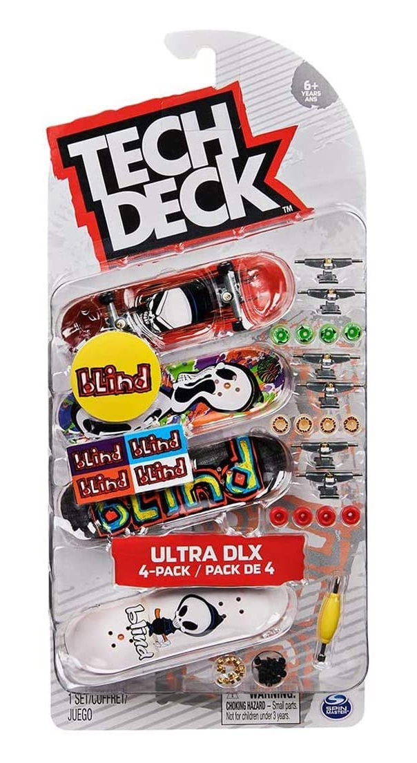 Tech Deck 4 Patinetas Ultra Dlx Modelo Blind Spin Master