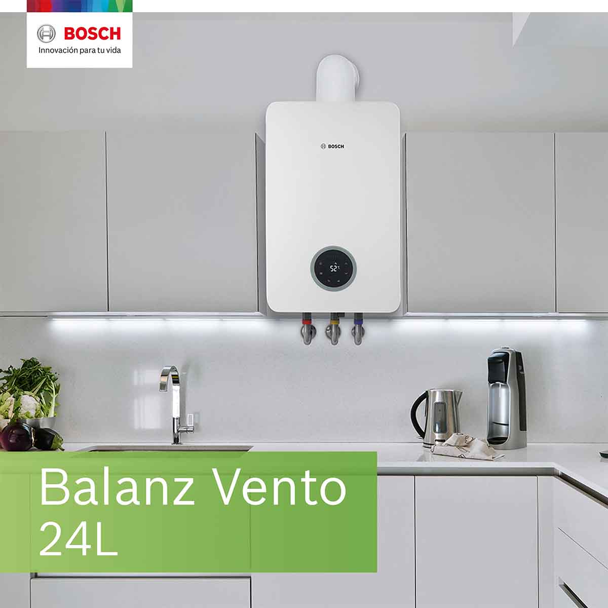 Calentador Paso Wifi 4 Servicios Plus Balanz Vento 24 Gas Lp Bosch