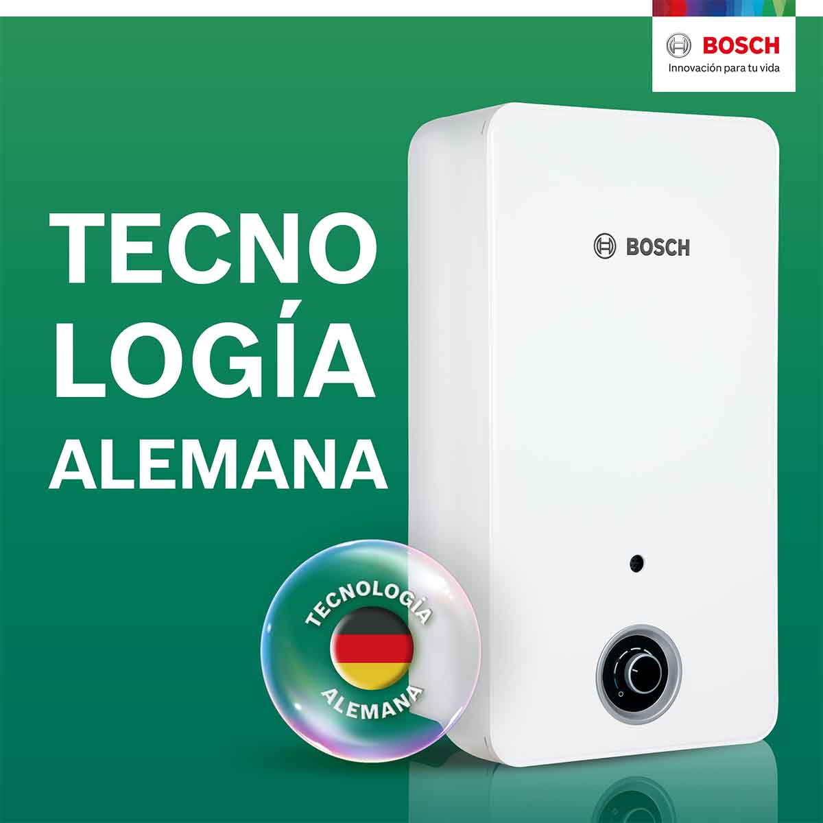 Calentador De Paso 2 Servicios Balanz 13 Gas Lp Bosch