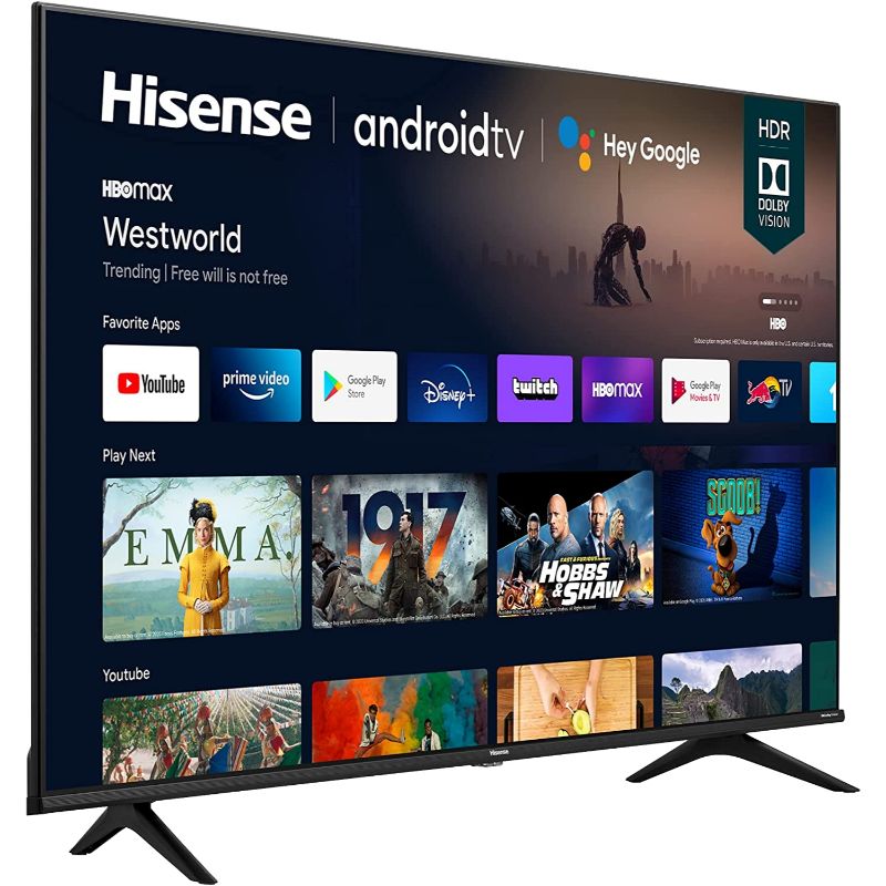 Pantalla Hisense 55 pulgadas 4K  Android TV  55A6G 